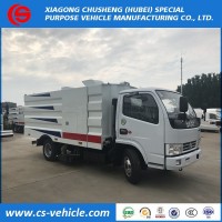 Dongfeng 4X2 120HP High Pressure Vacuum Dust Suction Truck 4m3 Dust Cleaner Truck